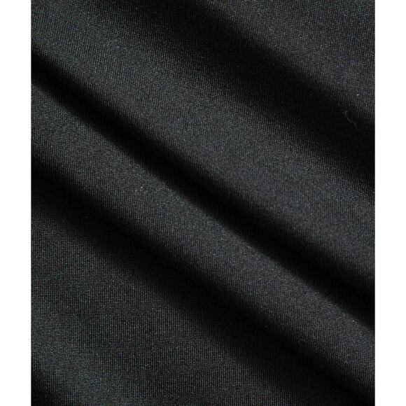 Micas Women's Medium Black Faux Leather Patchwork Ruched Tie Skirt - Picture 3 of 5